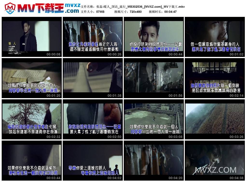 张磊-暖人_国语_流行_MB302536